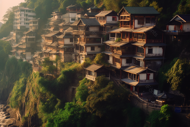 重庆洪崖洞洪崖门观光旅游休闲度假村,高清,摄影图,摄影图片,图片大全,摄影图免费下载